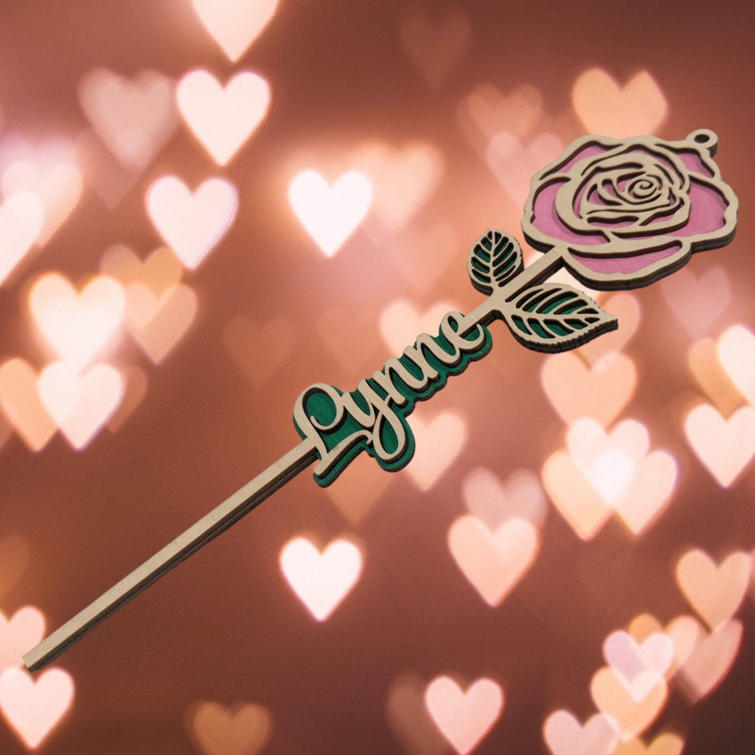 Custom Name Rose