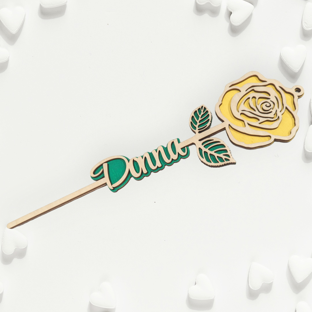 Custom Name Rose