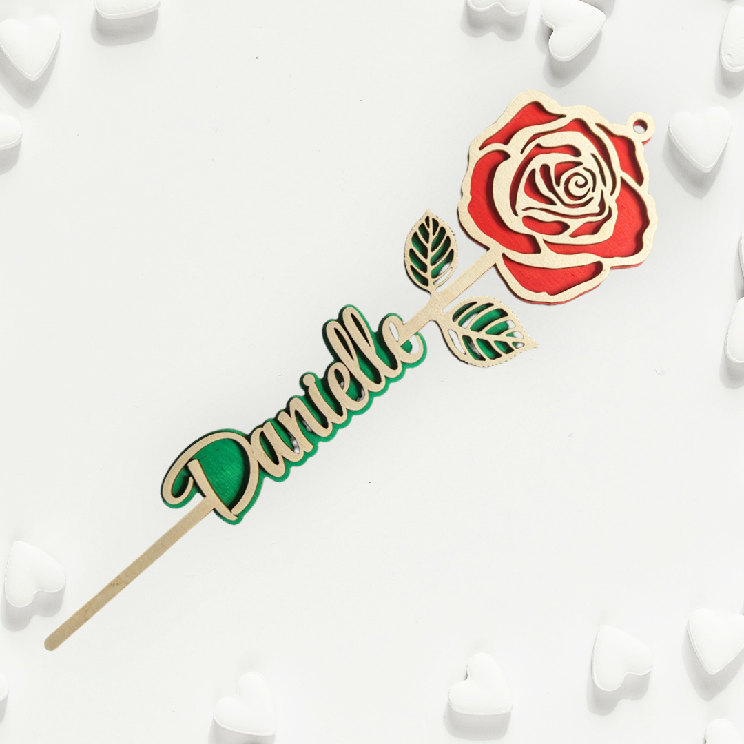 Custom Name Rose